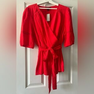 NWT Lane Bryant size 16 three-quarter sleeve blouse.